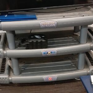 Gray Video Game Station Organizer